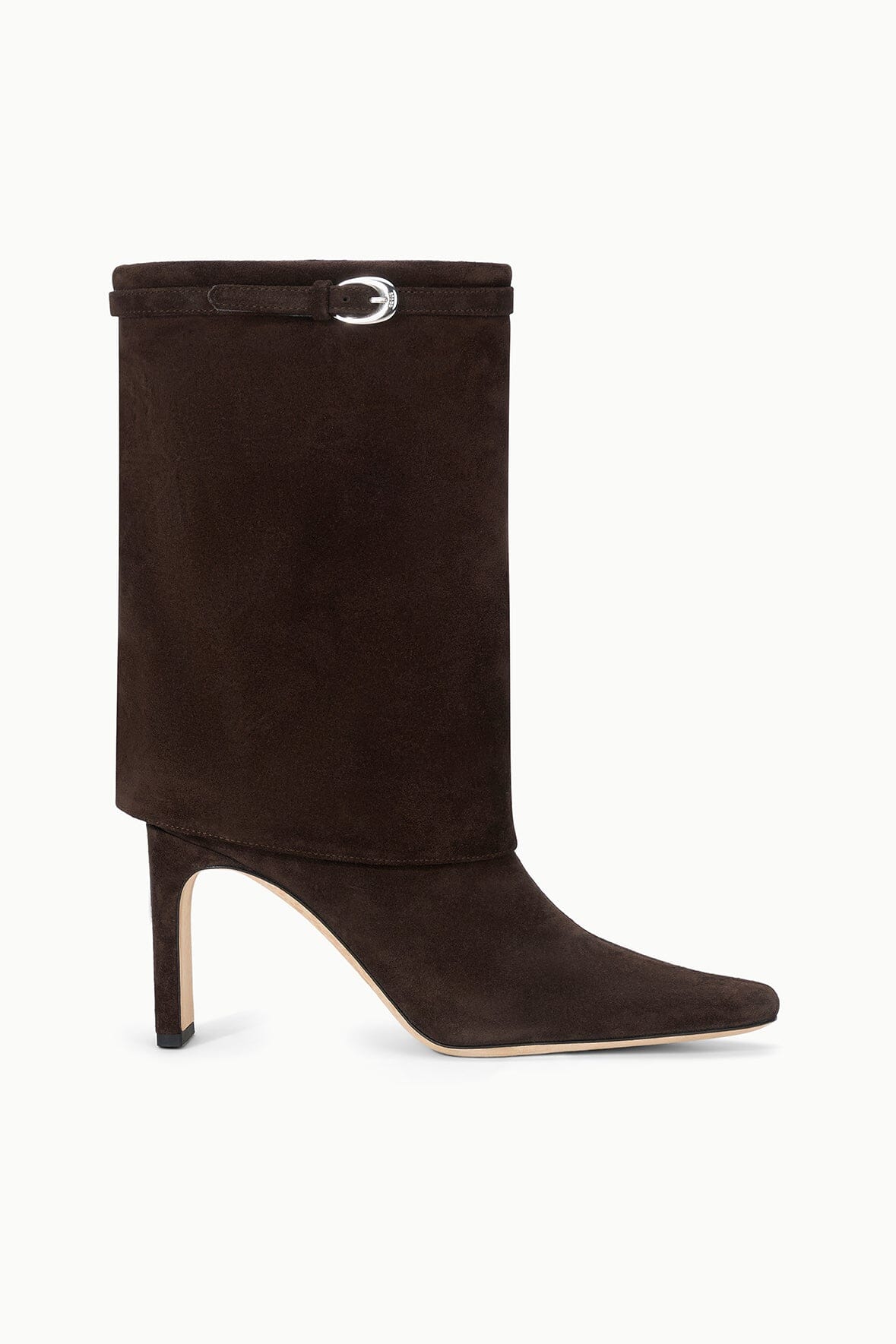 STAUD HOLIDAY 2025 SAMPLE SALE WALLY FOLDOVER MID-CALF BOOT | ESPRESSO