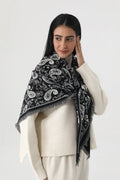 Leto Collection Women Paisley Print Tassel Triangle Warm Shawl Wrap 🪡